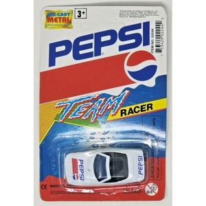 Vintage 1993 Golden Wheel Pepsi Team Racer Die-Cast Car Convertible HW18